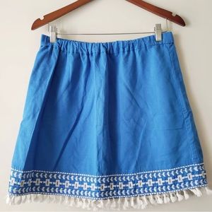 Blue Tassel Skirt